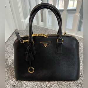 Prada Saffiano Black Leather Women's handbag